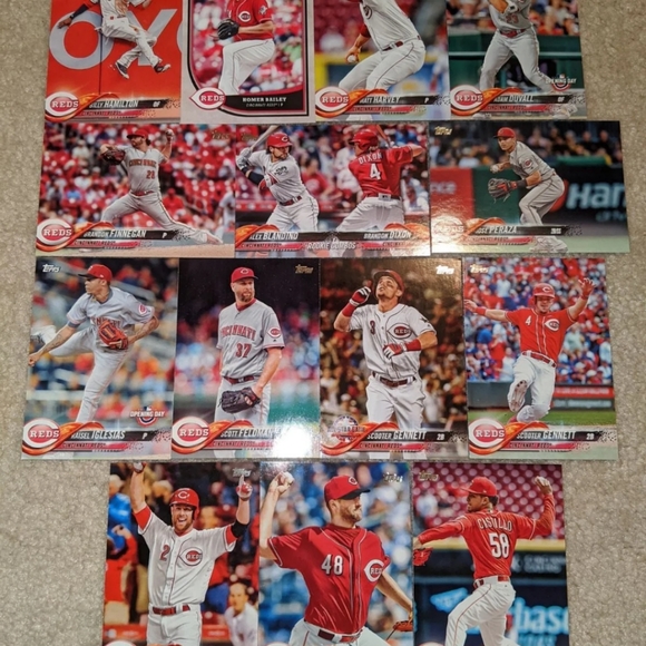 2018 Topps Cincinnati reds 14 card lot